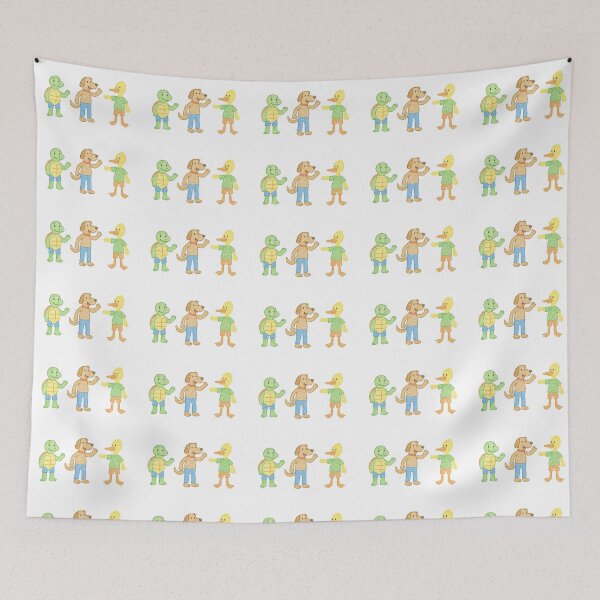 Item preview, Cartoon Drawing | Turtle Dog Duck designed and sold by Oqueartecura.