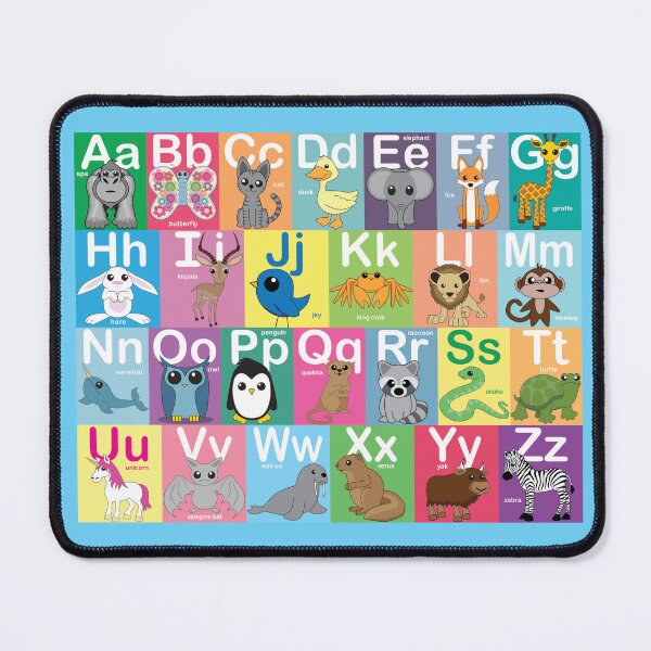 Artikelvorschau, Englisches Tieralphabet entworfen und verkauft von mstiv.