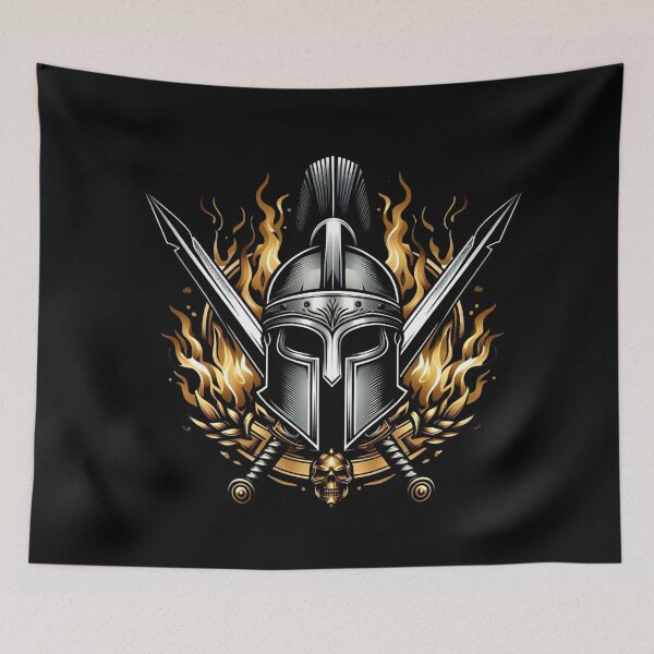 Item preview, Gladiator and Fire Design designed and sold by Mark Cannon.