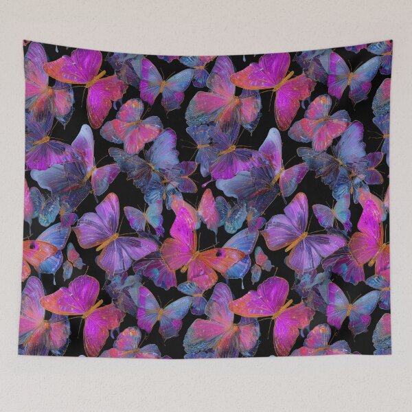 Item preview, Neon Butterfly Maximalist Pattern designed and sold by DarklingAnubiss.
