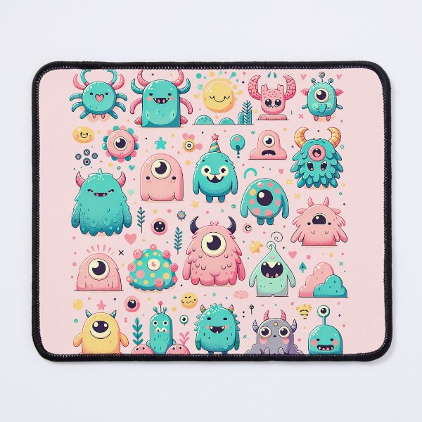Item preview, Cute Colorful Monsters Illustration designed and sold by SholoStudio.