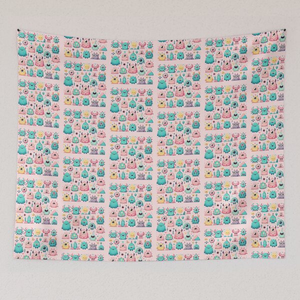 Item preview, Cute Colorful Monsters Illustration designed and sold by SholoStudio.