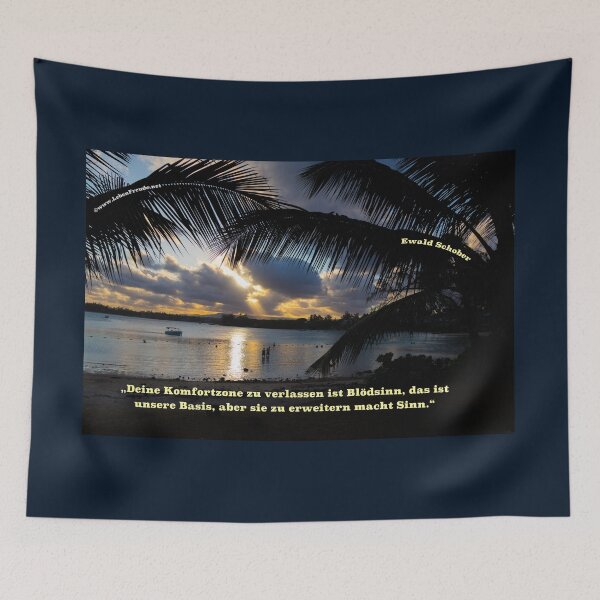 Item preview, Sunset Mauritius – Expand your comfort zone designed and sold by Katja LebenFreude.