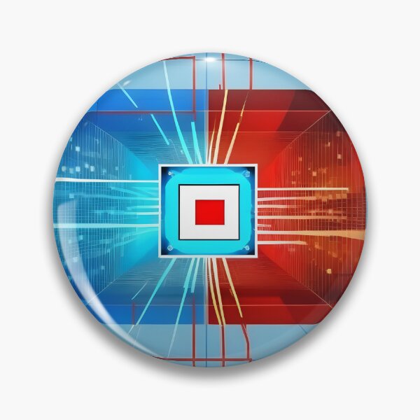 Item preview, Big data abstract geometry visualization concept background in Bauhaus retro style in red, blue and white colors. AI Generative content designed and sold by dvoevnore.