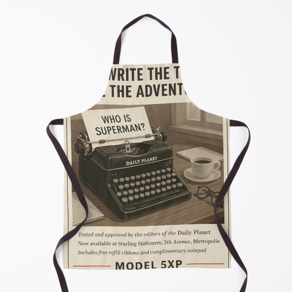 Item preview, Daily Planet Typewriter – “Write the Truth. Live the Adventure.” designed and sold by Lavoretty.