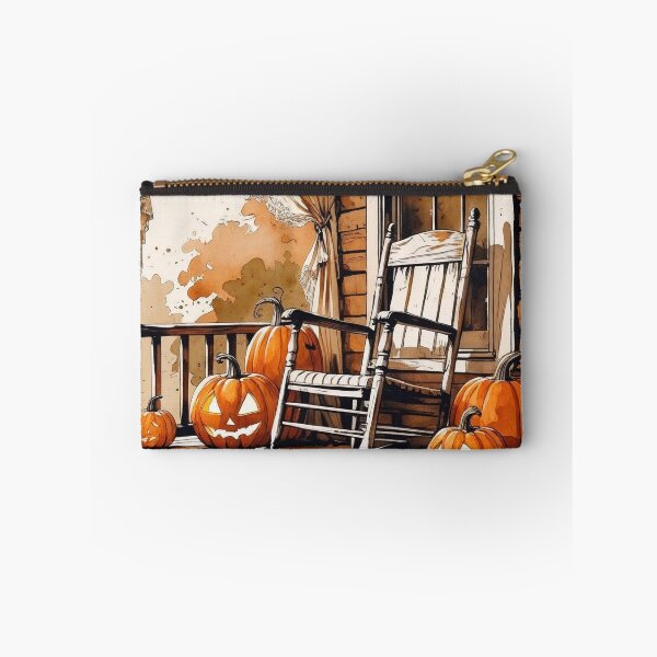 Item preview, Victorian Pumpkin Porch – Vintage Cottagecore Halloween designed and sold by Deezyned.