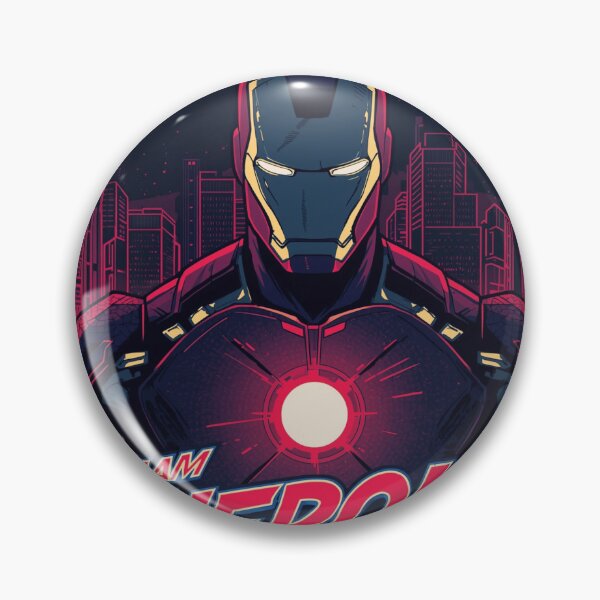 Item preview, Cyberpunk Tony Stark – Neon Arc Reactor Superhero Vector Design designed and sold by Mohamed3135.