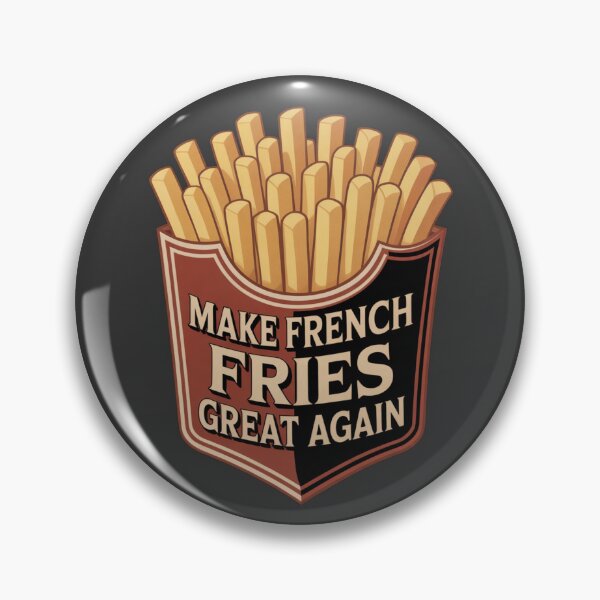 Aperçu de l'œuvre Redonnez à vos frites leur grandeur Design culinaire satirique créée et vendue par TeeGrit.