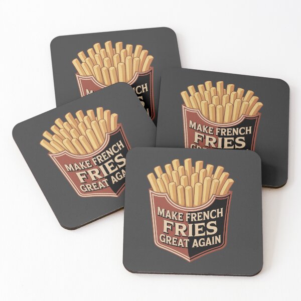 Aperçu de l'œuvre Redonnez à vos frites leur grandeur Design culinaire satirique créée et vendue par TeeGrit.