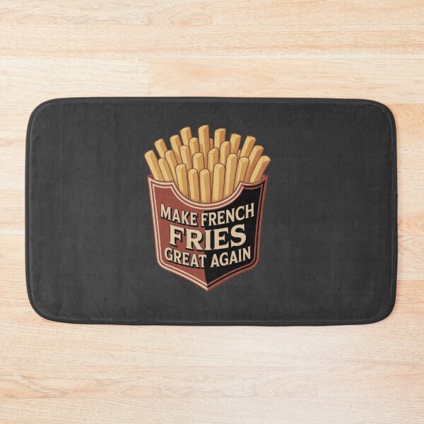 Aperçu de l'œuvre Redonnez à vos frites leur grandeur Design culinaire satirique créée et vendue par TeeGrit.