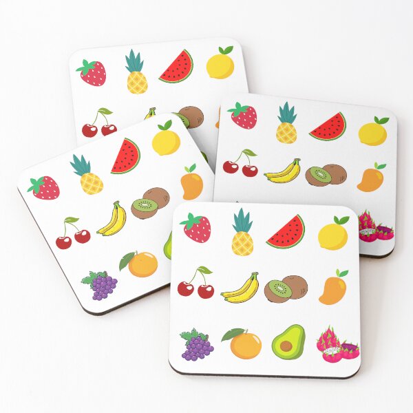 Item preview, Cute Fruit Collection | Kawaii Tropical Fruits Clipart | Aesthetic Stickers & Graphics designed and sold by MakeMemoryStore.