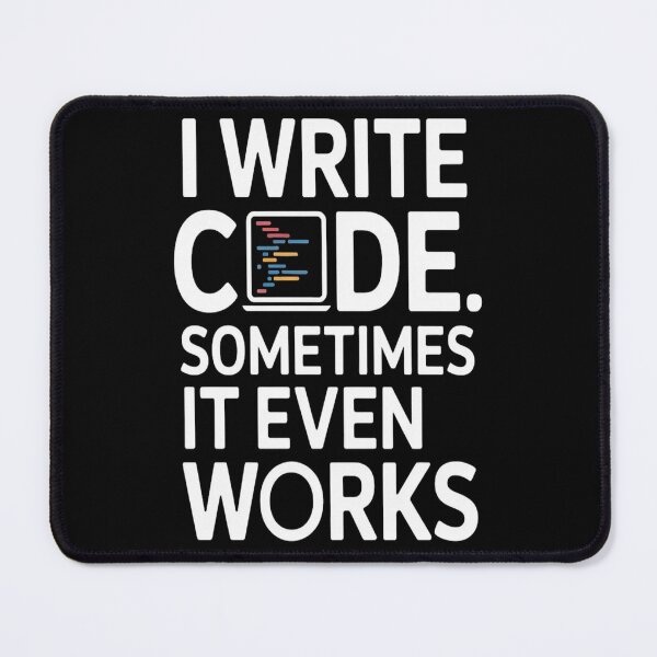 Item preview, I Write Code Sometimes It Even Works T-Shirt | Software Engineer Gift designed and sold by Professionalpun.