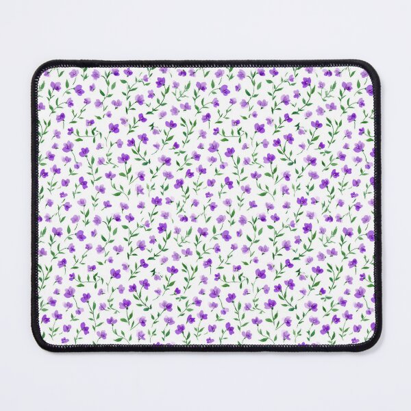 Item preview, Delicate Watercolor Purple Floral Pattern designed and sold by Prismatect.