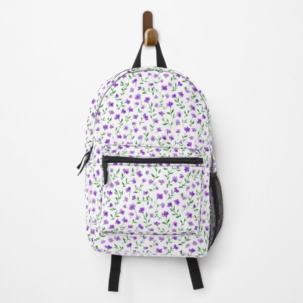 Item preview, Delicate Watercolor Purple Floral Pattern designed and sold by Prismatect.