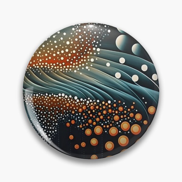 Item preview, Big data abstract visualization or ethereal fantasy world or space concept in retro color palette and aesthetic. AI Generative content designed and sold by dvoevnore.