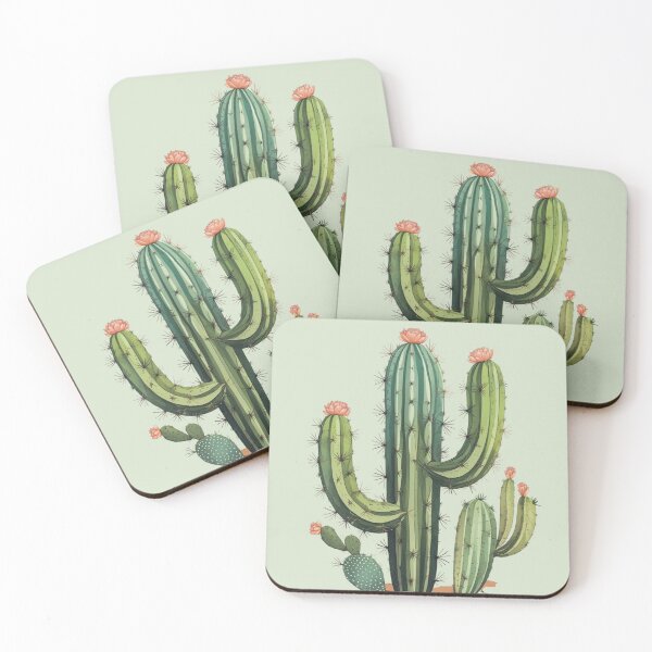 Item preview, Familia de cactus del desierto designed and sold by VibrArtco.