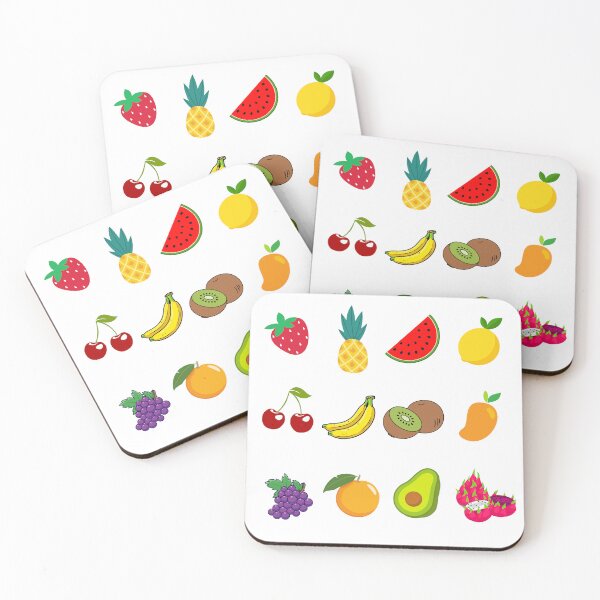 Item preview, Cute Fruit Collection | Kawaii Tropical Fruits Clipart | Aesthetic No-Background Stickers & Graphics designed and sold by MakeMemoryStore.