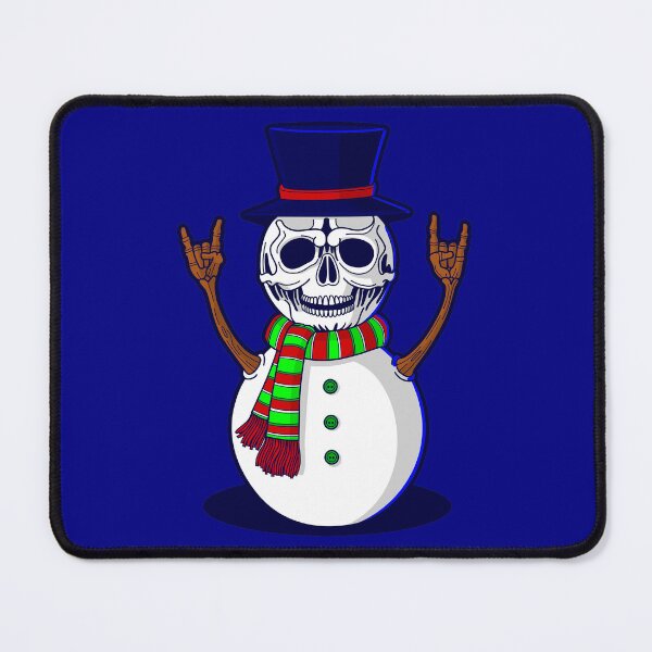 Item preview, gothic christmas skeleton snowman gothmas spookmas designed and sold by Gossip Rag.