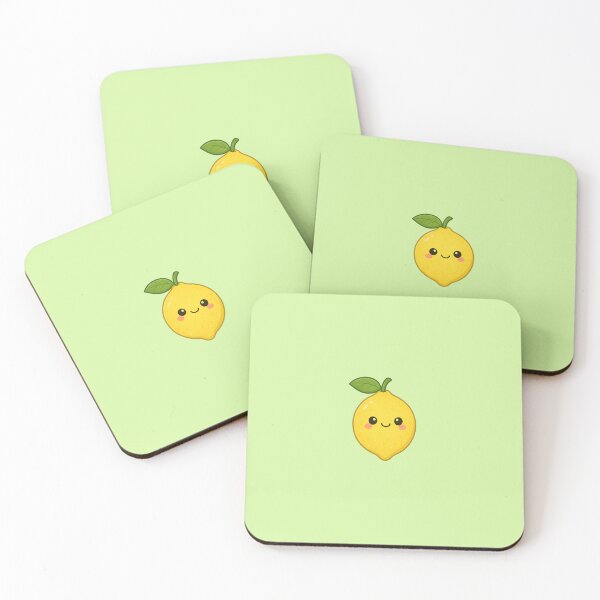 Artikelvorschau, Leuchtende Kawaii Zitrone | Süße Zitrusfrucht Illustration | Sommerliche Ästhetische Clipart & Sticker entworfen und verkauft von MakeMemoryStore.