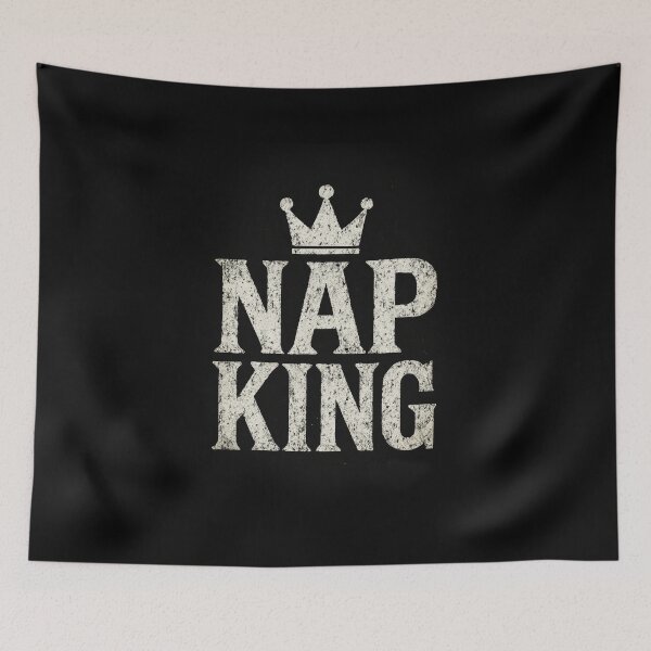 Item preview, Nap King Funny Crown Typography Design designed and sold by Enea Kelo.