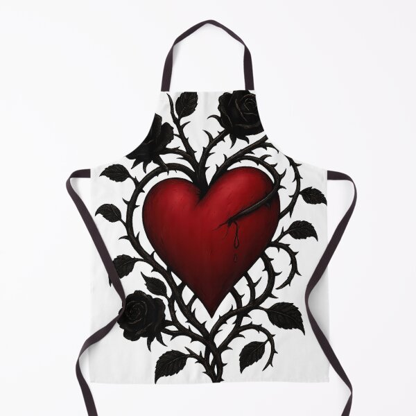 Item preview, A heart of roses embraced by one of the vines injured designed and sold by Schattenbau.