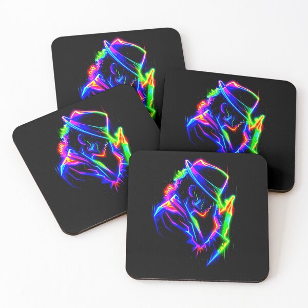 Item preview, Neon Dance King MJ Glow Art designed and sold by ExploreAura Studio.