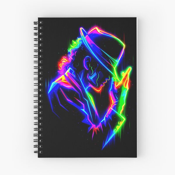 Item preview, Neon Dance King MJ Glow Art designed and sold by ExploreAura Studio.