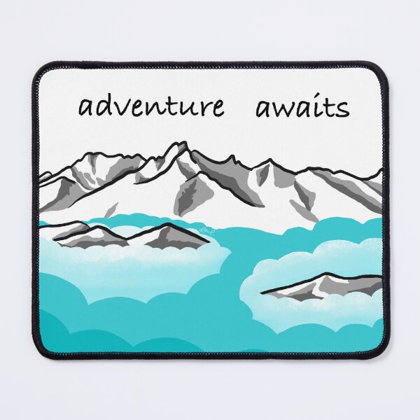 Item preview, Adventure awaits designed and sold by Meggiesbrush.