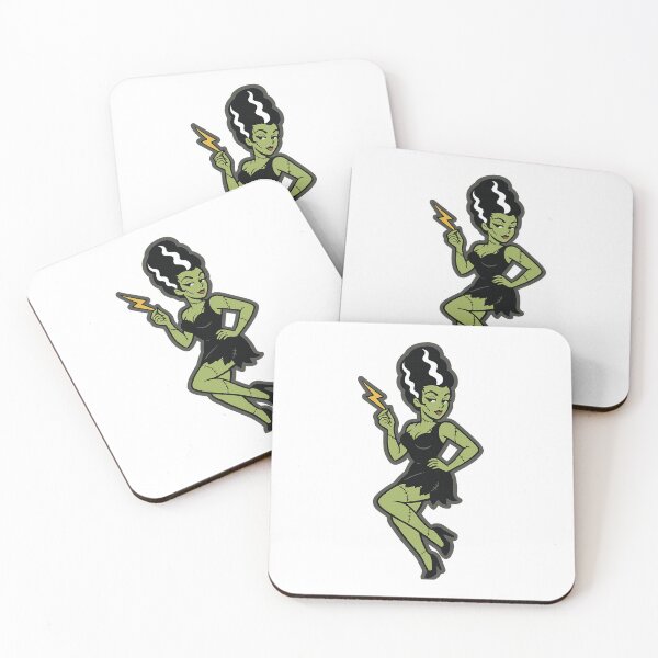 Item preview, Bride Of Frankenstein Pin-Up designed and sold by ResinandRelics.
