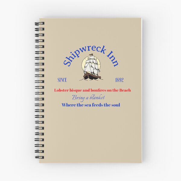Item preview, The Shipwreck Inn – Since 1892 | Lobster Bisque & Bonfires on the Beach designed and sold by Novel Works Studio.