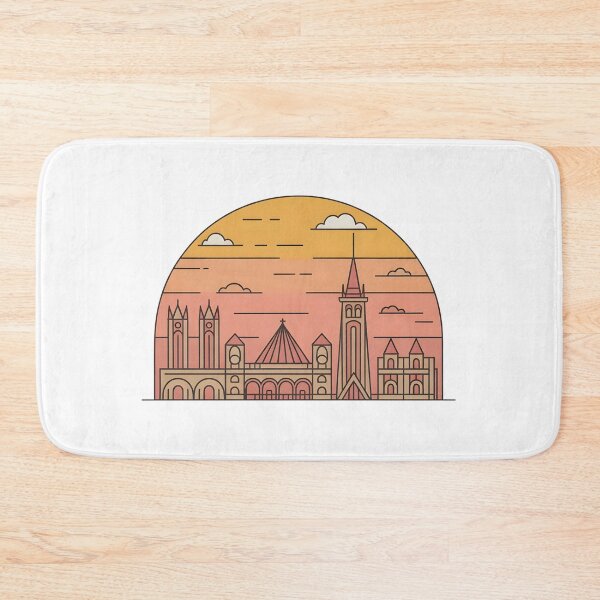 Item preview, Ottawa Skyline – Minimalist Travel Souvenir Design designed and sold by Paper Drip.