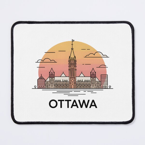 Item preview, Ottawa Skyline – Minimalist Travel Souvenir Design designed and sold by Paper Drip.