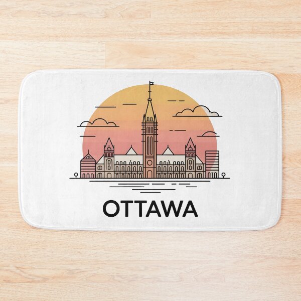 Item preview, Ottawa Skyline – Minimalist Travel Souvenir Design designed and sold by Paper Drip.