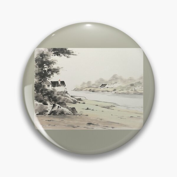 Item preview, Distant Salcombe from East Portlemouth（watercolour + AI） designed and sold by artsmeow.