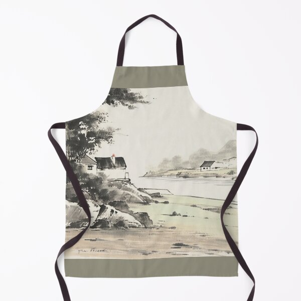 Item preview, Distant Salcombe from East Portlemouth（watercolour + AI） designed and sold by artsmeow.