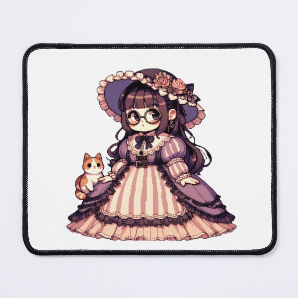 Item preview, Chubby lady with her cat 3 designed and sold by RixxysArtstuff.