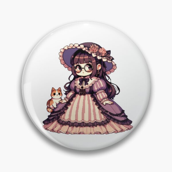 Item preview, Chubby lady with her cat 3 designed and sold by RixxysArtstuff.