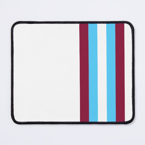 Item preview, Claret Blue and white Mod Racing Stripes fashion design designed and sold by ModSupporters.