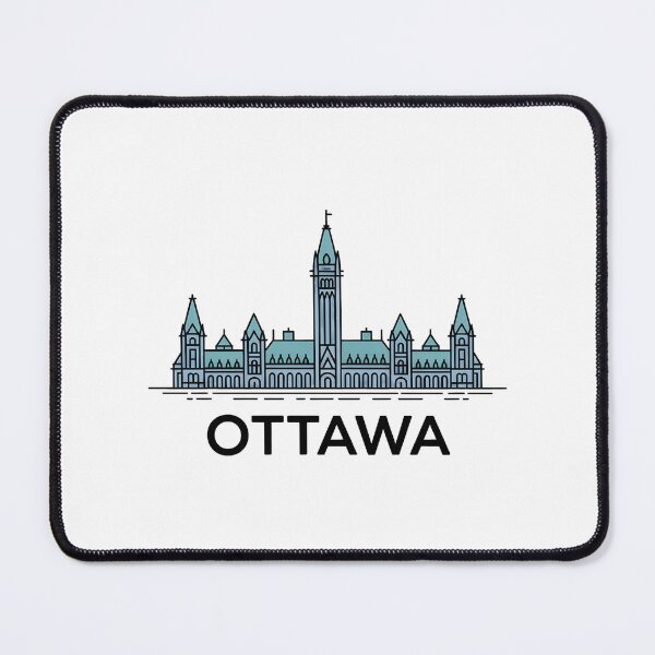 Item preview, Ottawa Skyline – Minimalist Travel Souvenir Design designed and sold by Paper Drip.