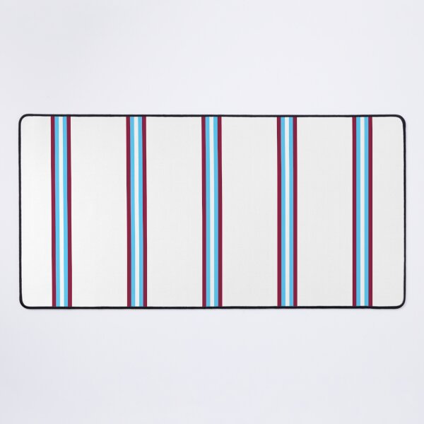 Item preview, Claret Blue and white Mod Racing Stripes fashion design designed and sold by ModSupporters.