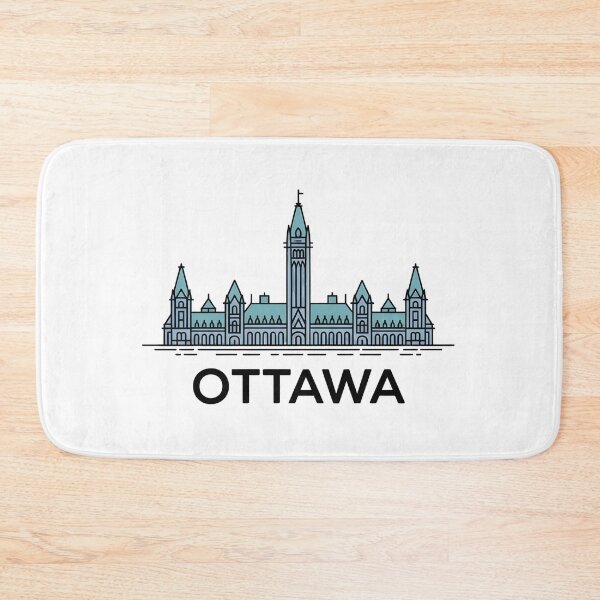 Item preview, Ottawa Skyline – Minimalist Travel Souvenir Design designed and sold by Paper Drip.