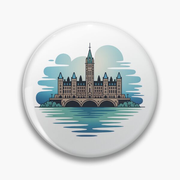 Item preview, Ottawa Skyline – Minimalist Travel Souvenir Design designed and sold by Paper Drip.