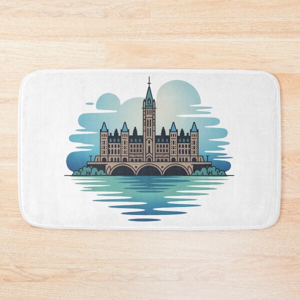 Item preview, Ottawa Skyline – Minimalist Travel Souvenir Design designed and sold by Paper Drip.