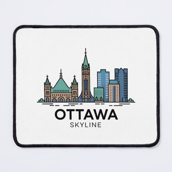 Item preview, Ottawa Skyline – Minimalist Travel Souvenir Design designed and sold by Paper Drip.
