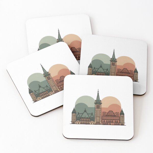 Item preview, Ottawa Skyline – Minimalist Travel Souvenir Design designed and sold by Paper Drip.