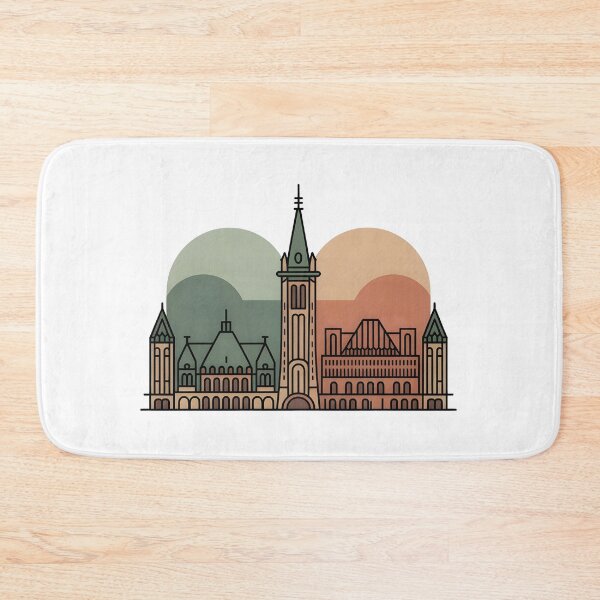 Item preview, Ottawa Skyline – Minimalist Travel Souvenir Design designed and sold by Paper Drip.