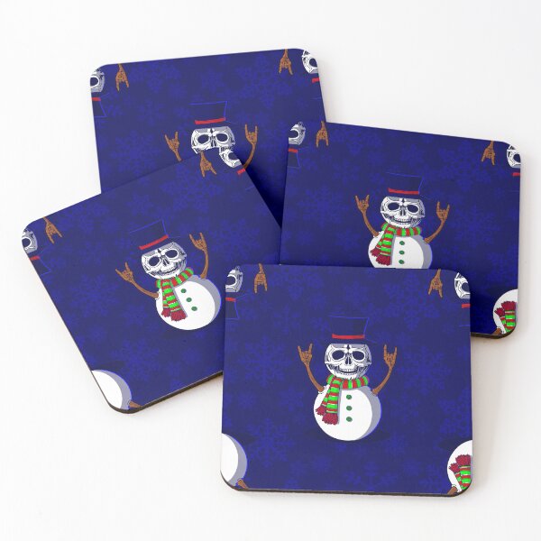 Item preview, gothic christmas skeleton snowman gothmas creepmas designed and sold by Gossip Rag.