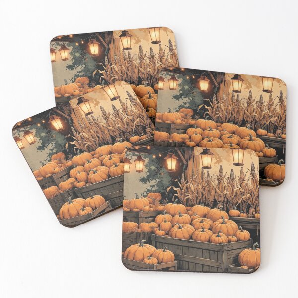 Item preview, Antique Pumpkin Market – Rustic Vintage Cottagecore Halloween designed and sold by Deezyned.
