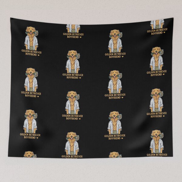 Item preview,  Golden Retriever Boyfriend - Premium Art Print designed and sold by DMNindustries.