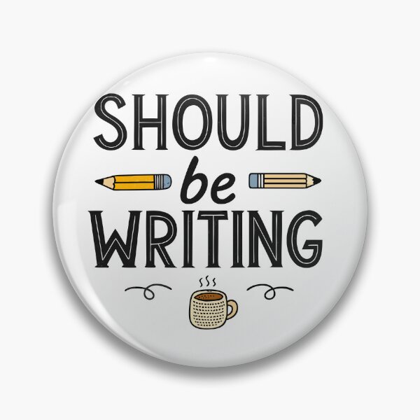 Item preview, Should Be Writing – Minimalist Academic Writing designed and sold by VividOrganica.